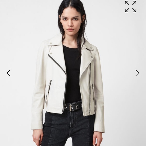 All Saints Jackets & Blazers - NWT AllSaints Dalby Leather Jacket Sz 4